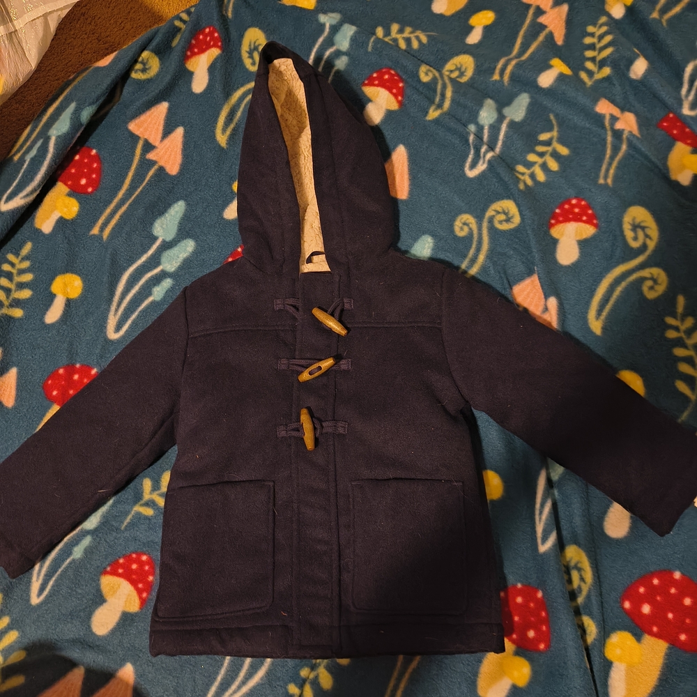OshKosh B'gosh Dark Blue Kids Toggle Coat